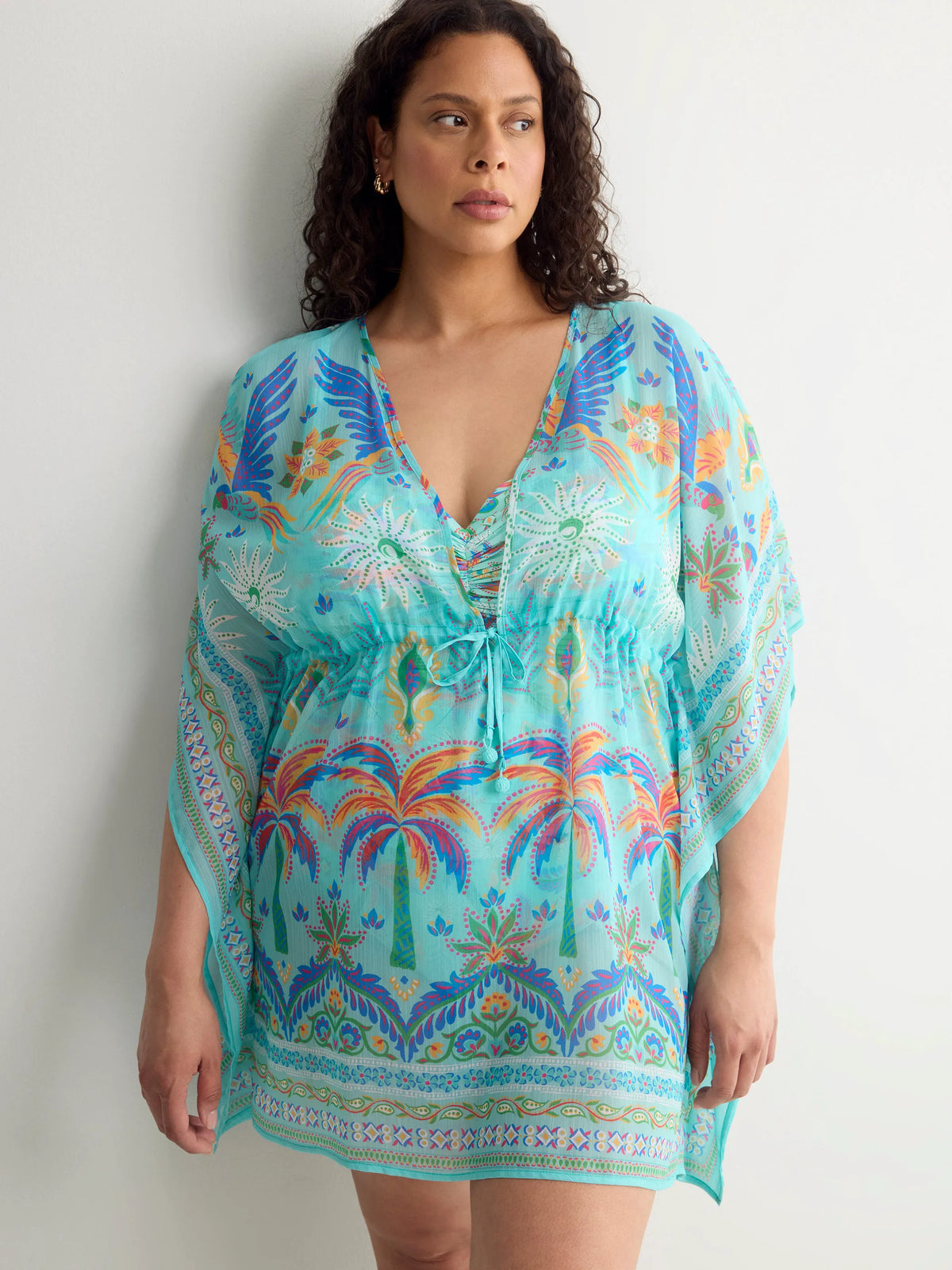 BLUE TURQUOISE PRINTED