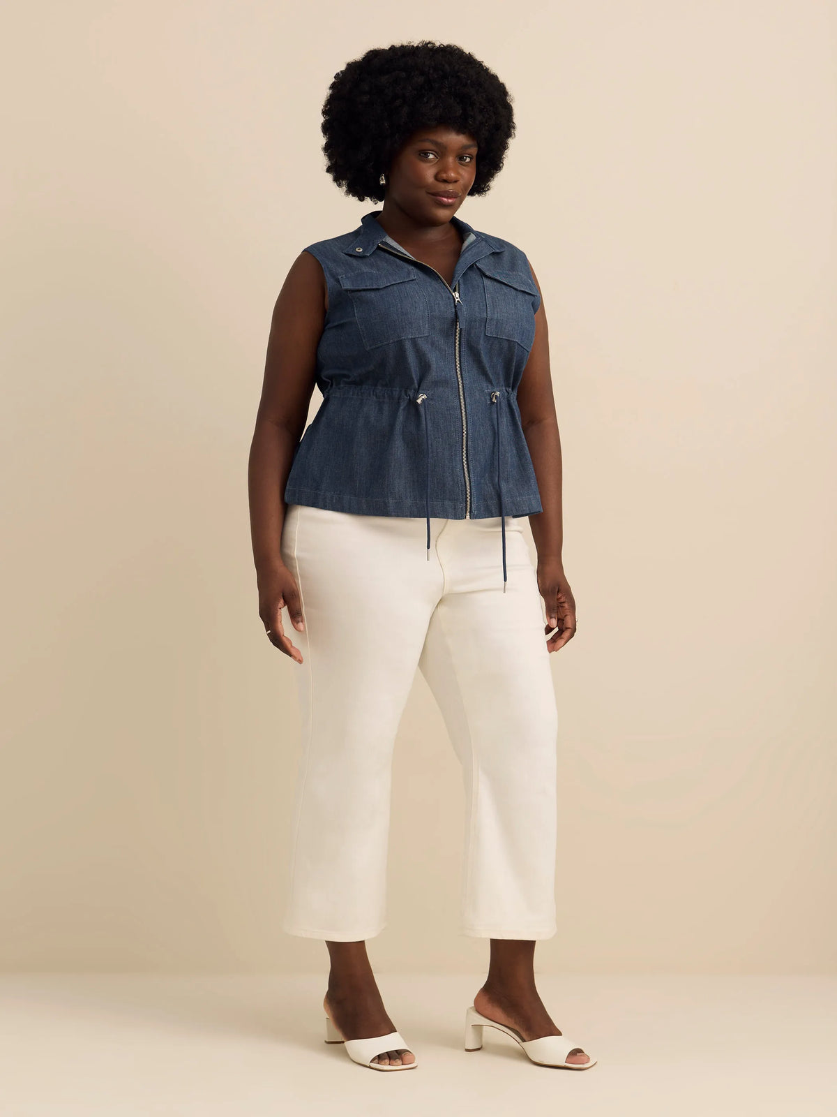 Dark denim