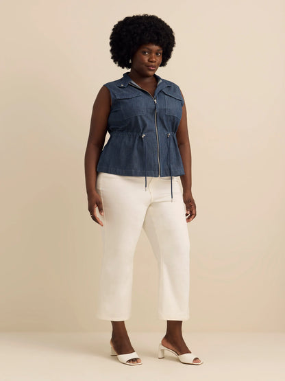 Dark denim