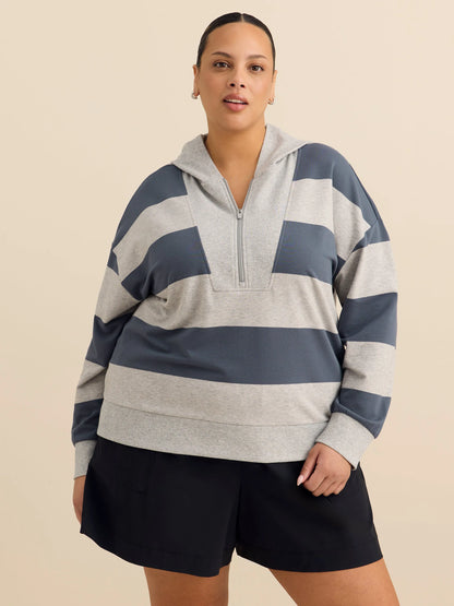 Light grey heather printed