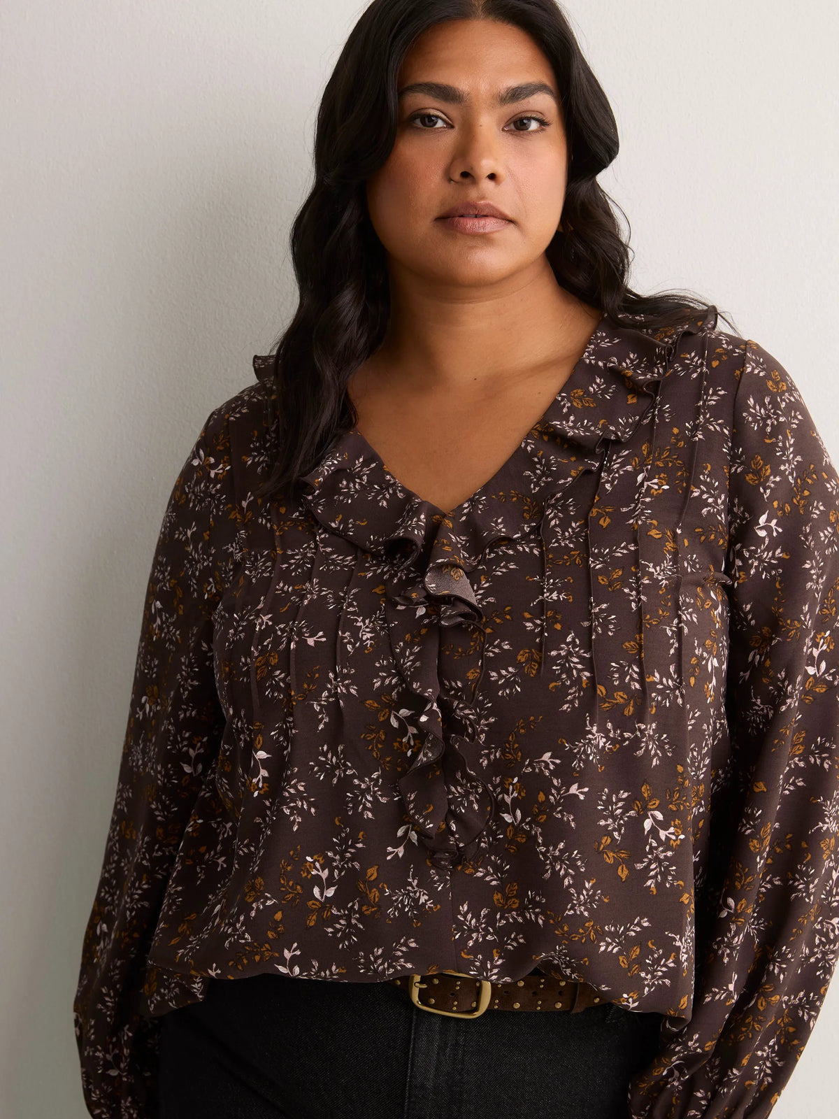 CHOCOLATE PLUM PRINTED
