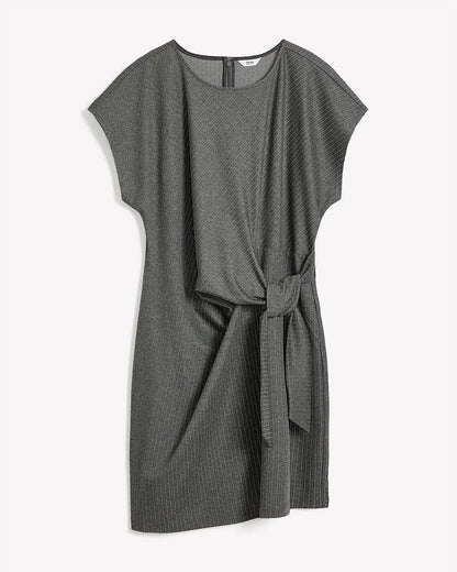Dark grey pinstripe