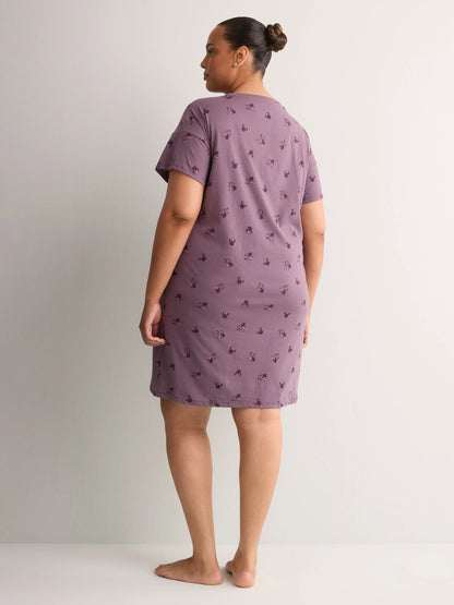 BLACK PLUM PRINTED