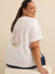 Bright white printed
