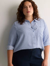 KENTUCKY BLUE STRIPES MULTI PRINTED