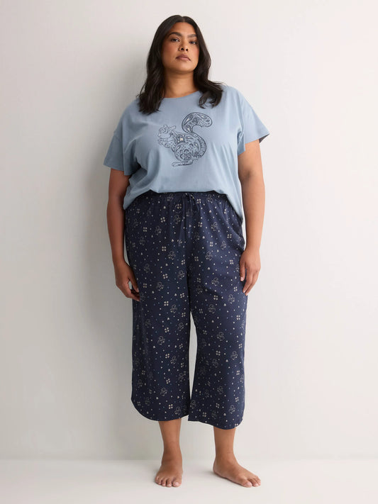 MARITIME BLUE PRINTED