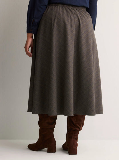 BROWN PLAID