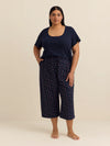 Maritime blue printed