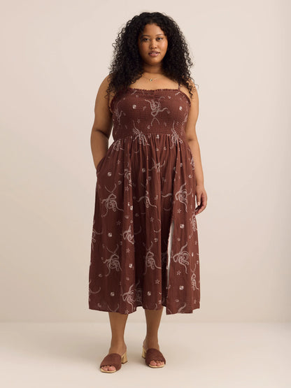 Cherry mohogany printed