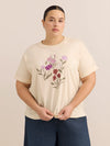 White swan printed
