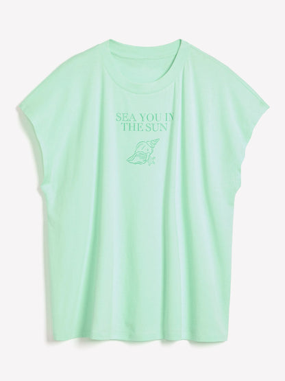 Blue fog printed