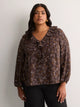 CHOCOLATE PLUM PRINTED