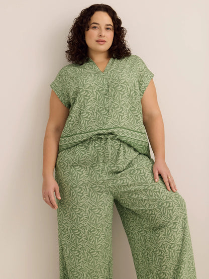 Vinyard green printed