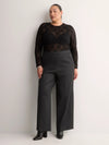 CHARCOAL PINSTRIPE