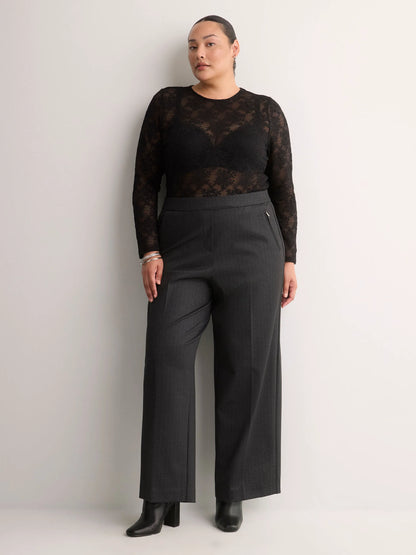 CHARCOAL PINSTRIPE