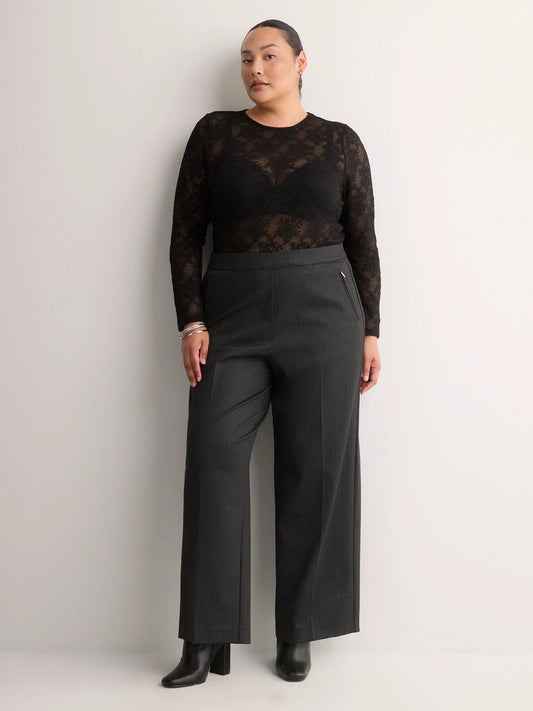 CHARCOAL PINSTRIPE