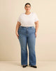 Dark medium blue denim