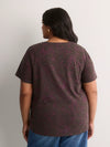 COFFEE BEAN / PLUM CASPIA PRINTED