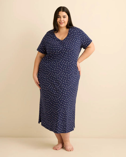 Maritime blue printed