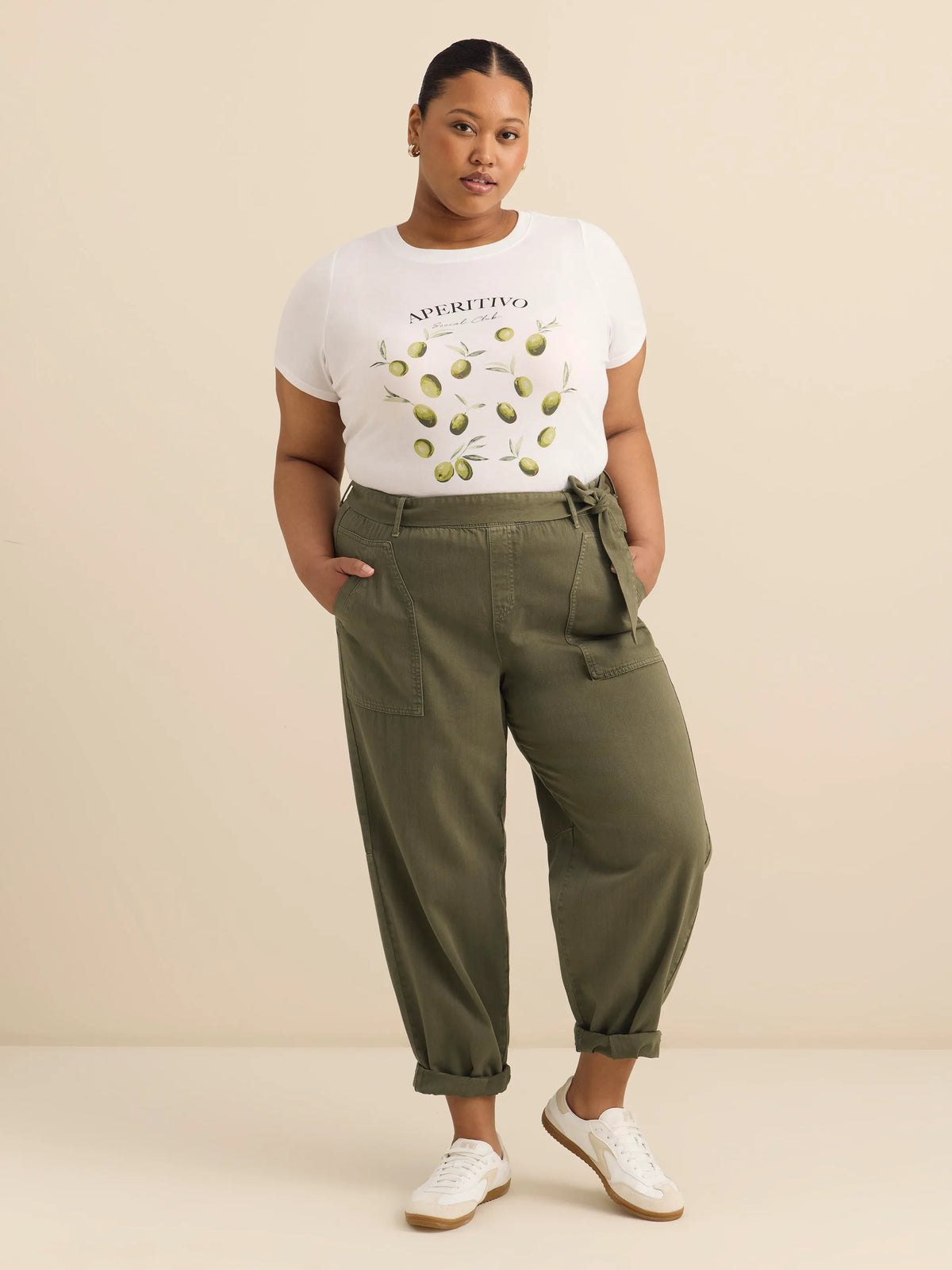 Olive printed