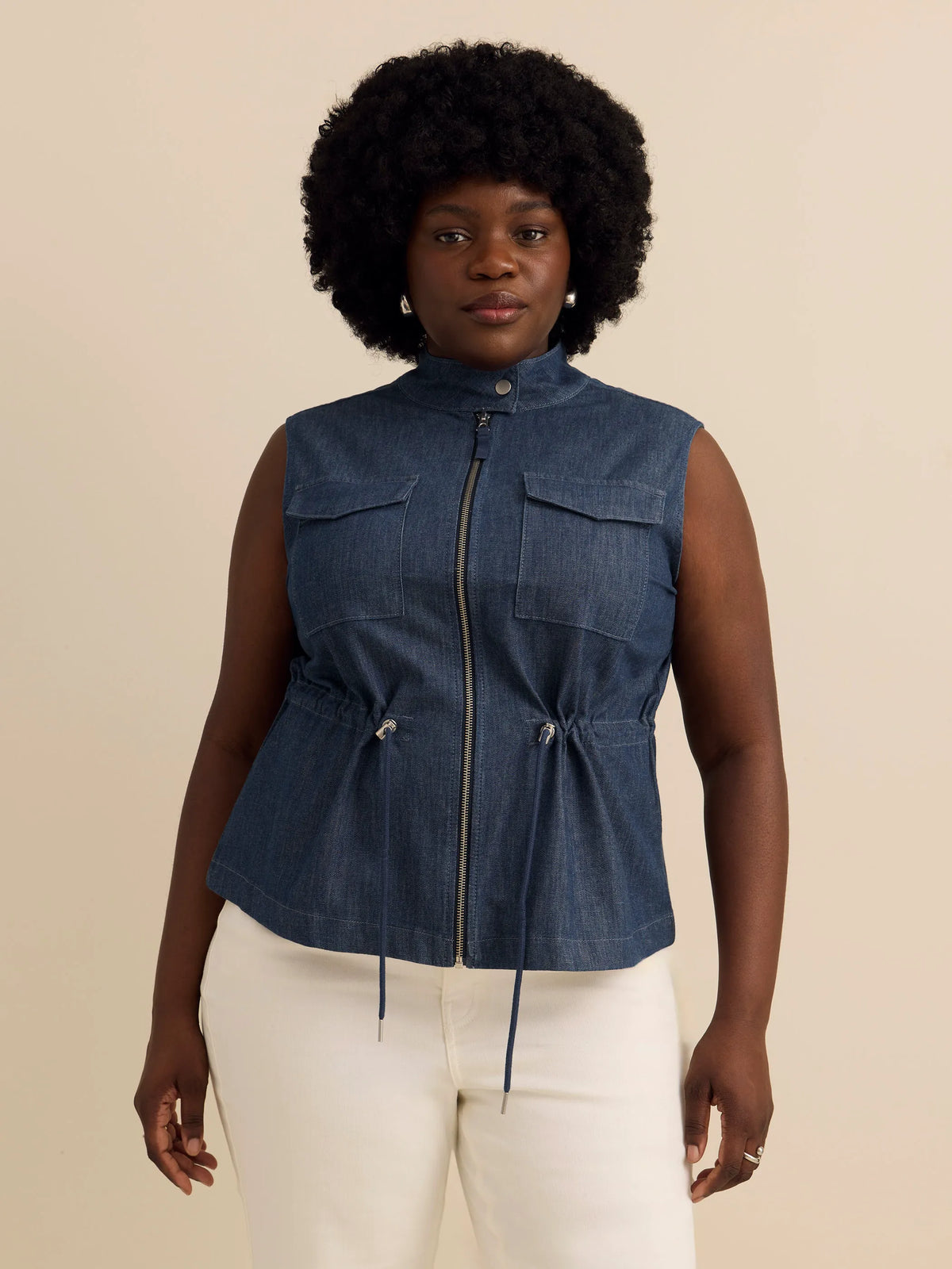 Dark denim