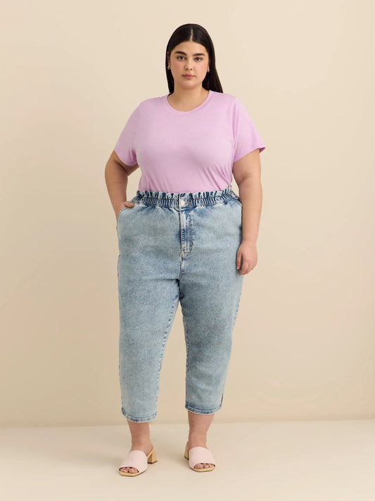 Ultra light blue denim