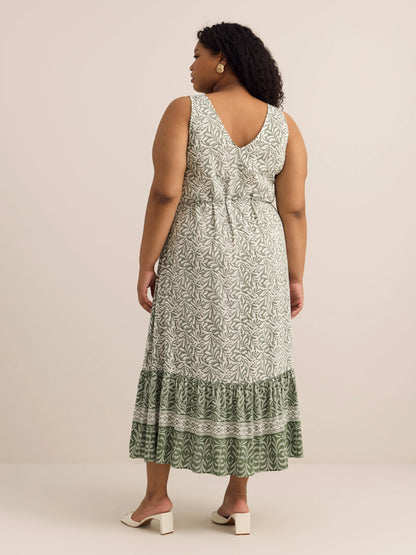 Vinyard green printed