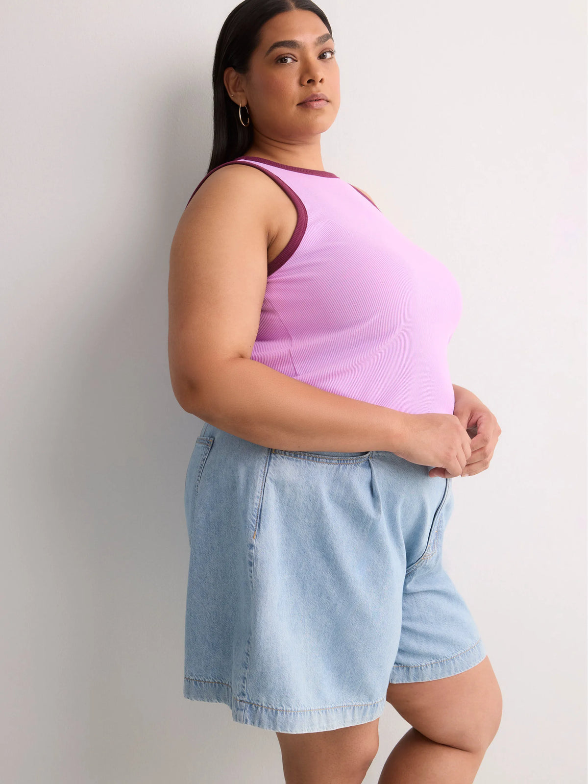 Light medium blue denim
