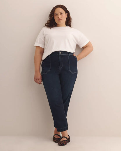 Dark denim